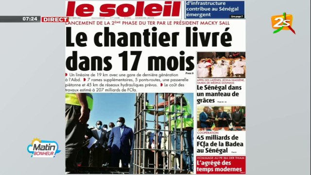 PA ASSANE SECK JOURNALISTE DANS MATIN BONHEUR AVEC ASTOU DIONE / LUNDI 07 MARS 2022