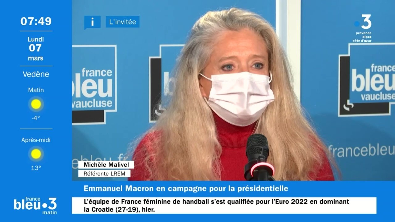 Michèle Malivel, invitée de France Bleu Vaucluse