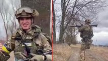 Ukraynalı askerler Rus tankını bazukalarla etkisiz hale getirdi