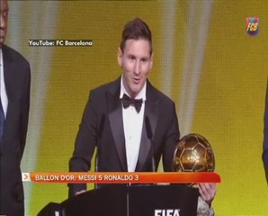 Ballon d’Or: Lionel Messi 5, Cristiano Ronaldo 3