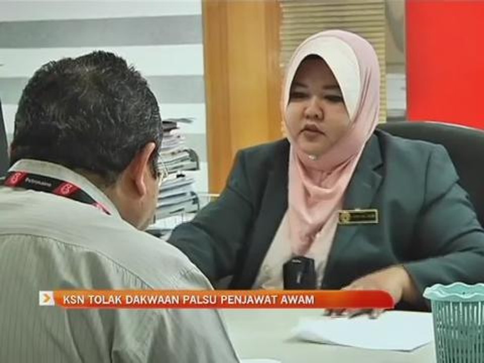 KSN tolak dakwaan palsu penjawat awan