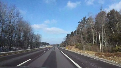 Interstate 80 West near Blakesee Pennsylvania