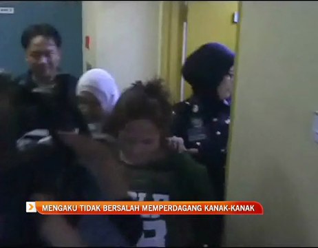 Mengaku tidak bersalah memperdagang kanak-kanak