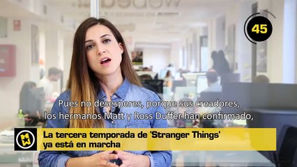 60 segundos - En marcha la 3 temporada de 'Stranger Things'