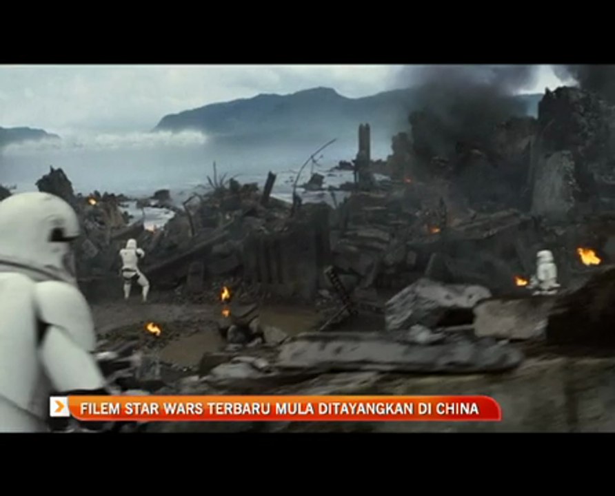 Filem Star Wars terbaru mula ditayangkan di China