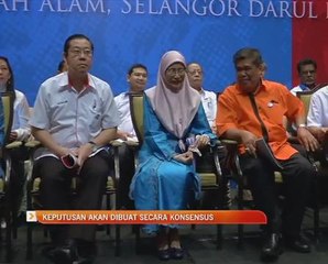 Keputusan akan dibuat secara konsensus