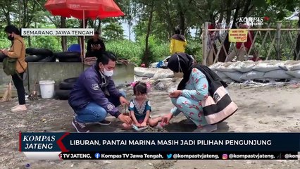Liburan, Pantai Marina Masih Jadi Pilihan Pengunjung