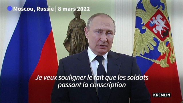 Poutine annonce qu'il n'enverra pas de conscrits ou de réservistes en Ukraine