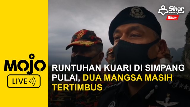 Runtuhan kuari, dua mangsa masih tertimbus