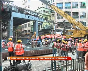 Operasi SAR cari mangsa terperangkap diteruskan
