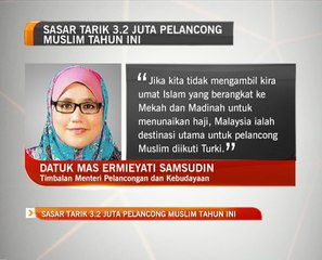 Sasar tarik 3.2 juta pelancong Muslim tahun ini