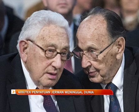 Arkitek penyatuan Jerman meninggal dunia