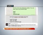 Format mesej WhatsApp kini dipelbagai gaya
