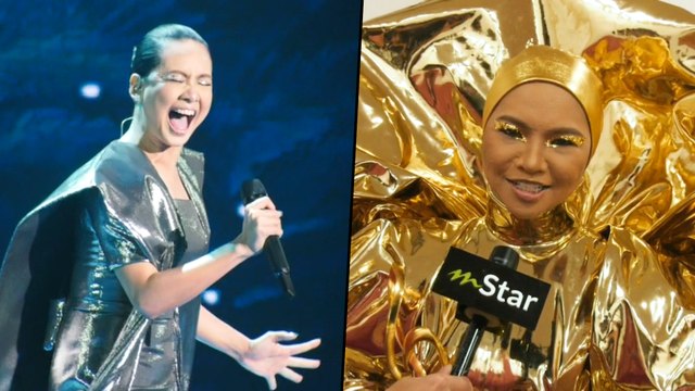 Aina Abdul rasa kering tekak dengar vokal Marsha, terkejut dengar sambil nak tukar baju ‘gold’