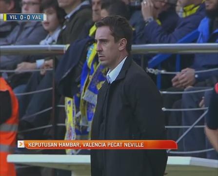 Keputusan hambar, Valencia pecat Gary Neville