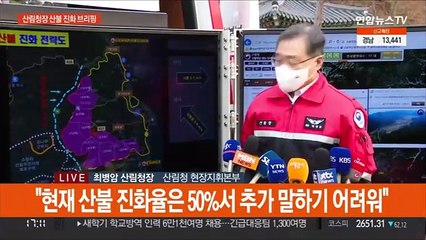 [현장연결] 산림청장 "강릉 옥계, 동해는 오늘 저녁까지 진화 마무리"