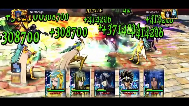 Saint Seiya Cosmo Fantasy Aquarius Degel TLC Skills (Old)