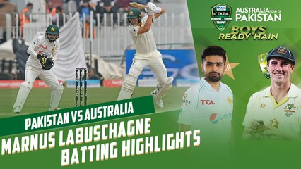 Download Video: Marnus Labuschagne Batting Highlights | Pakistan vs Australia | 1st Test Day 4 | PCB | MM2T