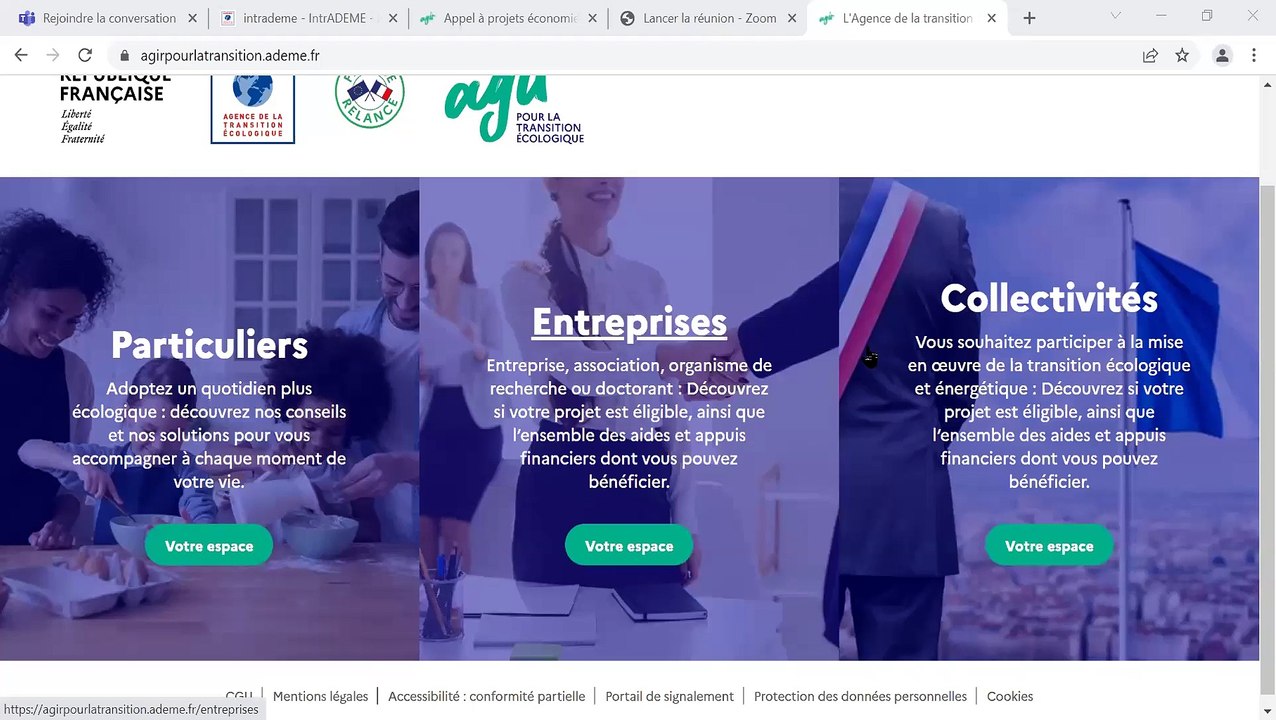 Webinaire de présentation de l’appel à projets Economie Circulaire Guyane 2022 .