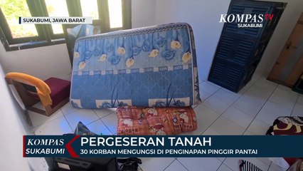 30 Korban Pergerakan Tanah Mengungsi Di Penginapan Pinggir Pantai