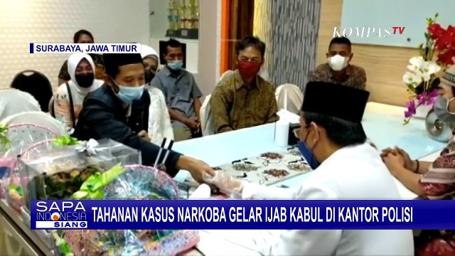 Mempelai Pria Terjerat Kasus Narkoba, Pasangan Ini Jalani Akad Nikah di Polrestabes Surabaya
