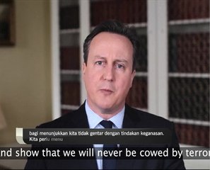 Rakyat Britain digesa tidak tunduk kepada pengganas