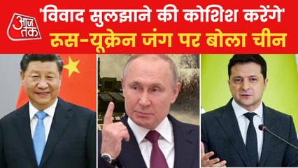 What did China say over solving the Russia-Ukraine conflict?