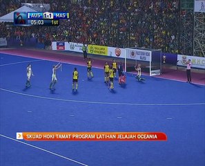 Skuad hoki tamat program latihan jelajah Oceania