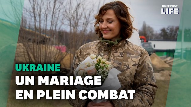 Pendant la guerre en Ukraine, ce couple s'est marié sur la ligne de défense à Kiev