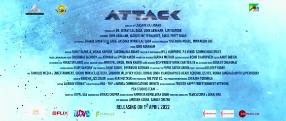 Attack | Official Trailer | John A, Jacqueline F, Rakul Preet S | Lakshya Raj Anand| April 1st, 2022