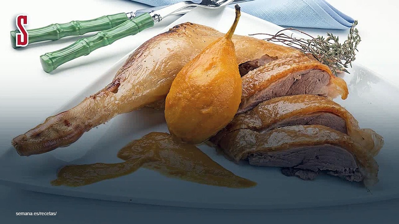 Vídeo Receta: Ganso con peras