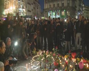 Brussels holds vigil for bomb attack victims