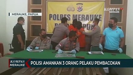 Descargar video: Polisi Amankan 3 Orang Pelaku Pembacokan yang Aksinya Viral di Media Sosial