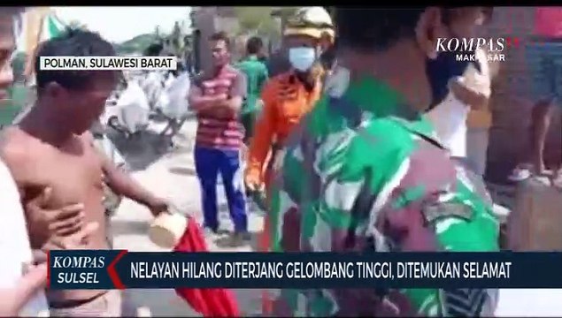 Nelayan Hilang Diterjang Gelombang Tinggi, Ditemukan Selamat