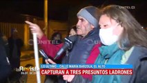 El Alto: Vecinos capturan a tres extranjeros por romper vidrios y pretender robar un domicilio