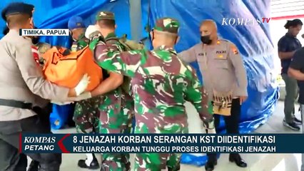 Video herunterladen: Satgas Damai Cartenz Evakuasi Jenazah Korban Penyerangan KST Papua, RSUD Mimika Lakukan Identifikasi