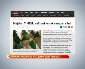 Majalah Time iktiraf nasi lemak sarapan sihat