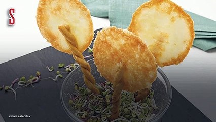 Vídeo Receta: Aperitivo de queso con hojaldre