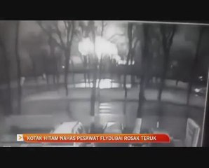 Kotak hitam nahas pesawat Flydubai rosak teruk