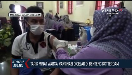 Tarik Minat Warga, Vaksinasi Digelar Di Benteng Rotterdam
