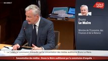 Concentration des médias : Bruno Le Maire devant la commission d'enquête - Les matins du Sénat (07/03/2022)