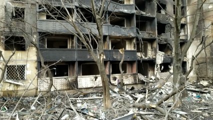 Guerre en Ukraine : Kharkiv en ruine après d'intenses bombardements