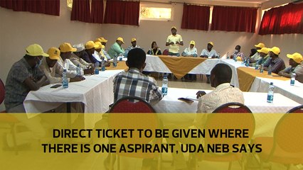 Direct ticket to only be given where there is one candidate, UDA NEB now says-
