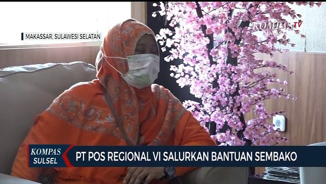 PT Pos Regional Vi Salurkan Bantuan Sembako