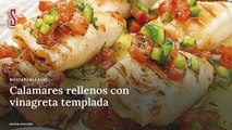 Vídeo Receta: Calamares rellenos con vinagreta templada