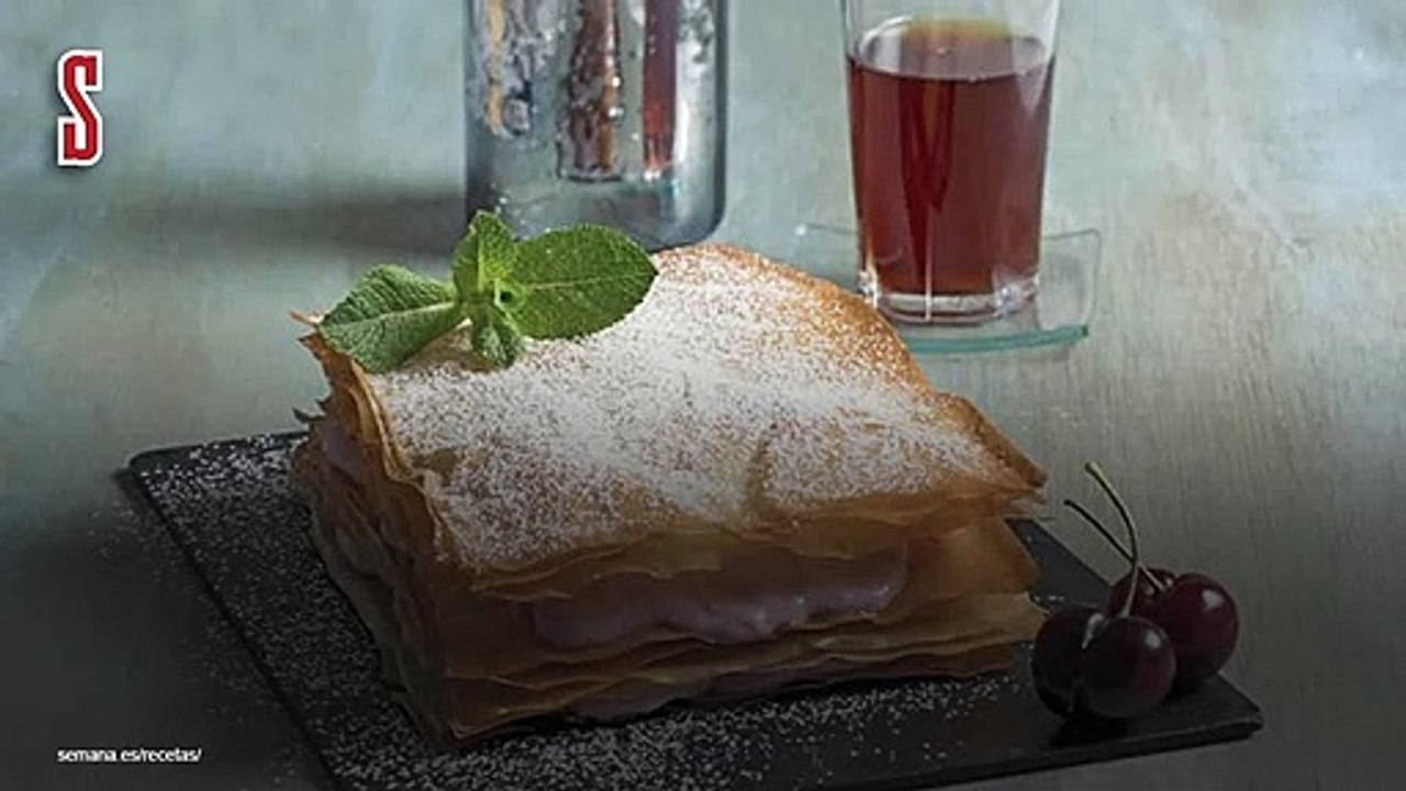 Vídeo Receta: Milhojas de cereza