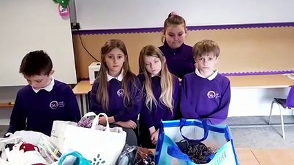 Hasting Hill Academy pupils' collection for refugees fleeing Ukraine