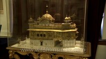 Replica of Golden temple at Gift museum of Rashtrapati Bhavan
