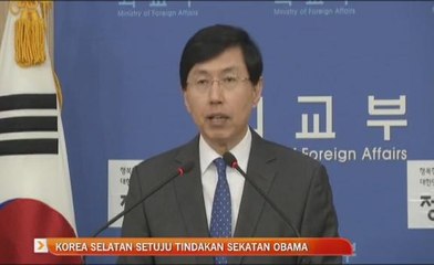 Korea Selatan setuju tindakan sekatan Barack Obama