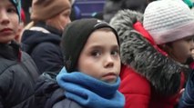 Resultados de la guerra: cerca de 200 niños huérfanos huyeron a Polonia por ataques en Ucrania